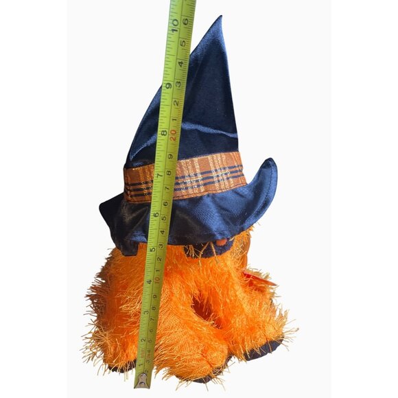 Ty Classic Alacazam Orange Halloween Cat Plush With Hat - Picture 15 of 15